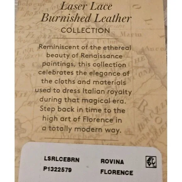 Patricia Nash Rovina Laser Lace Leather Purse Bag-Florence NWT Msrp. $299.95 - Picture 16 of 16